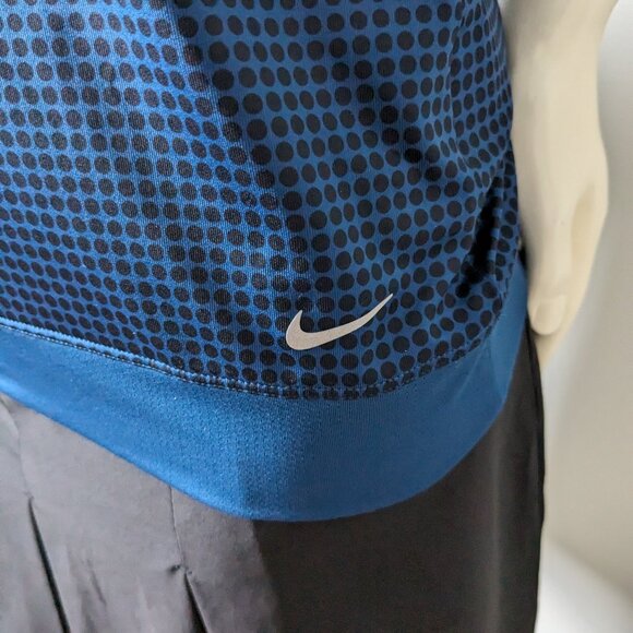 Nike Golf - Tour Performance - Dri-Fit Navy Golf Shirt w/ Cowl Neck - Size S - Picture 3 of 5